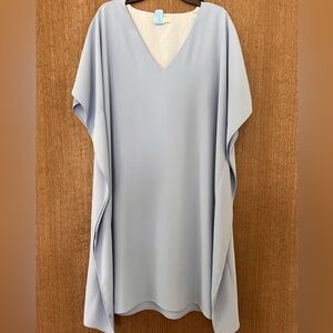 Anna Cate Light Blue V-Neck Dress